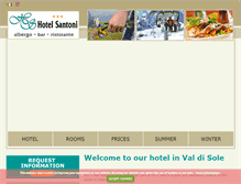 Tablet Screenshot of hotelsantoni.net